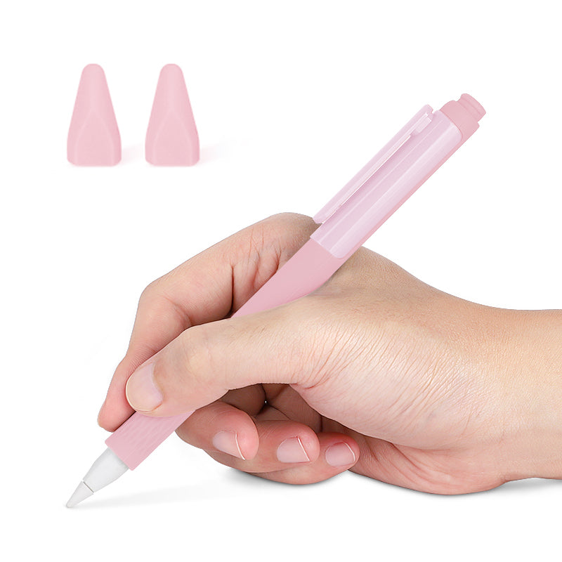 Soft Silicone Case Sleeve for Apple Pencil (2nd Generation) Non-Slip Pencil Grip Holder with 2Pcs Nibs Cover Soft Silicone Case Sleeve for Apple Pencil (2nd Generation) Non-Slip Pencil Grip Holder with 2Pcs Nibs Cover
